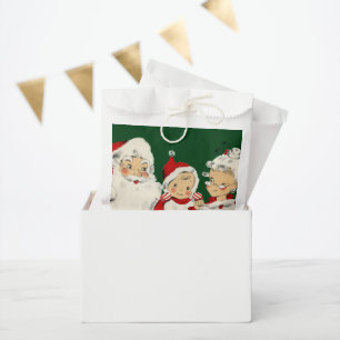 Santa Family Christmas Favour Bags