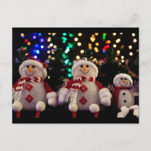 Santa Family Holiday Postcard