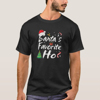 Santa Favourite Ho Christmas Outfit T-Shirt