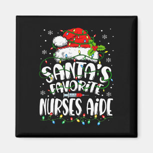 Santa Favourite Nurses Aide Christmas Nursing Ista Magnet