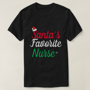 Santa Favourites NICU Nurse Christmas Nurse Studen T-Shirt