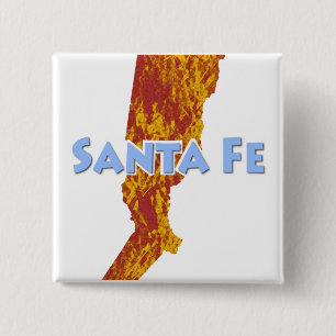 Santa Fe 15 Cm Square Badge
