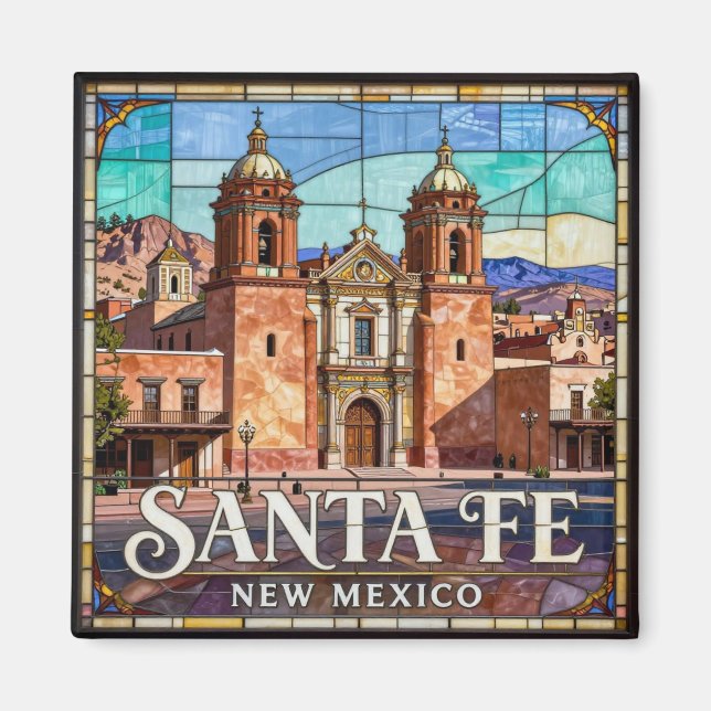 Santa Fe Adobe Architecture 🏜️ Magnet (Front)