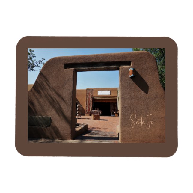 Santa Fe Adobe View Magnet (Horizontal)