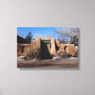 Santa Fe Door Canvas Print