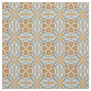 Santa Fe Geometric Tile Pattern Fabric