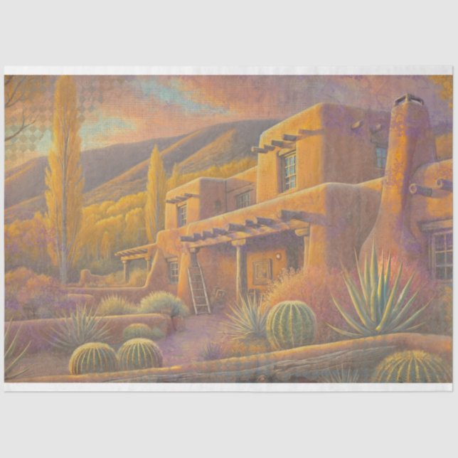 Santa Fe Gold Tissue Paper (Front)