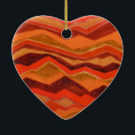 Santa Fe Heart Ornament<br><div class="desc">from original tile artwork and ink drawings by JasonMessingerART.com</div>