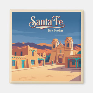 Santa Fe Historic Plaza New Mexico Magnet