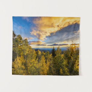 Santa Fe National Forest at Sunset in Autumn Tapestry