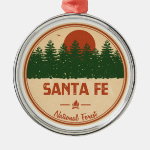 Santa Fe National Forest Metal Tree Decoration