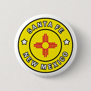 Santa Fe New Mexico 6 Cm Round Badge