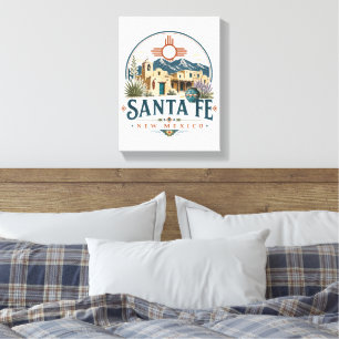 Santa Fe New Mexico Adobe Architecture Southwest Canvas Print