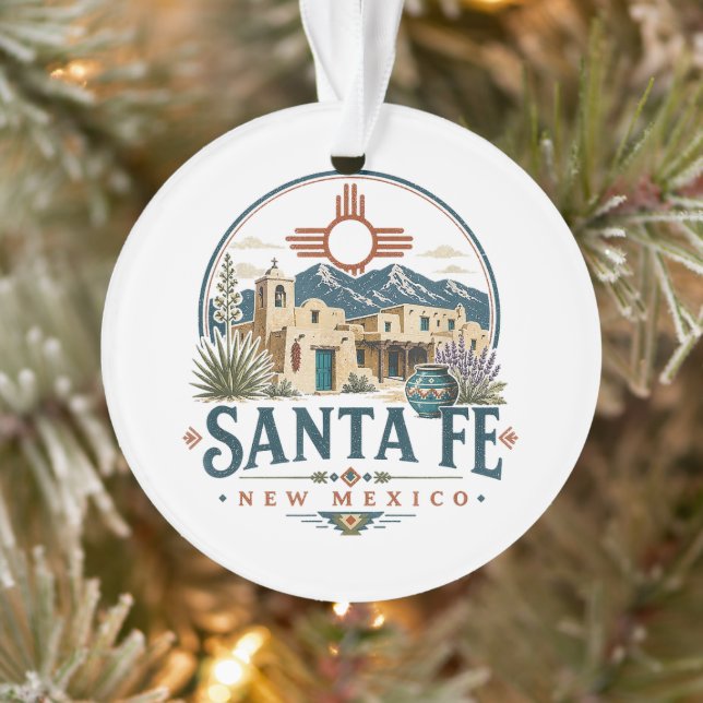 Santa Fe New Mexico Adobe Architecture Southwest Ornament (Tree)