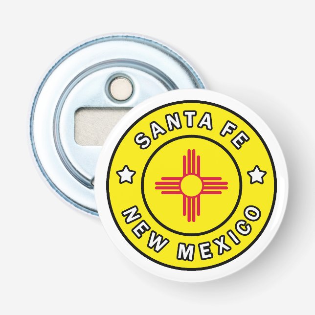 Santa Fe New Mexico Bottle Opener (Front)
