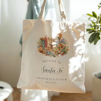 Santa Fe New Mexico Desert Wedding Welcome