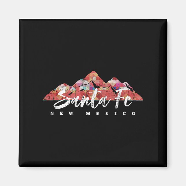 Santa Fe New Mexico Family Travel Hiking Camping S Magnet (Front)