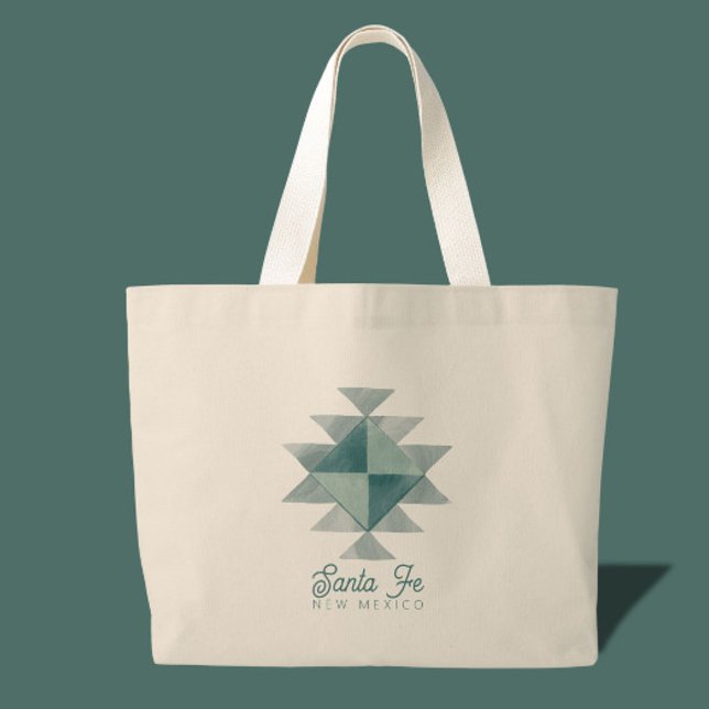 Santa fe New Mexico Gift  Large Tote Bag (Creator Uploaded)
