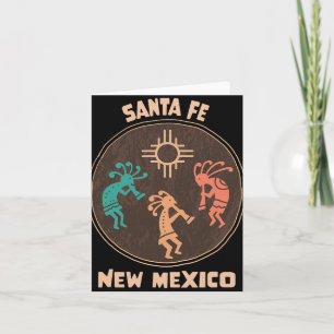 Santa Fe New Mexico Kokopelli Vacation Souvenir  Card