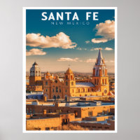 Santa Fe New Mexico Retro Travel