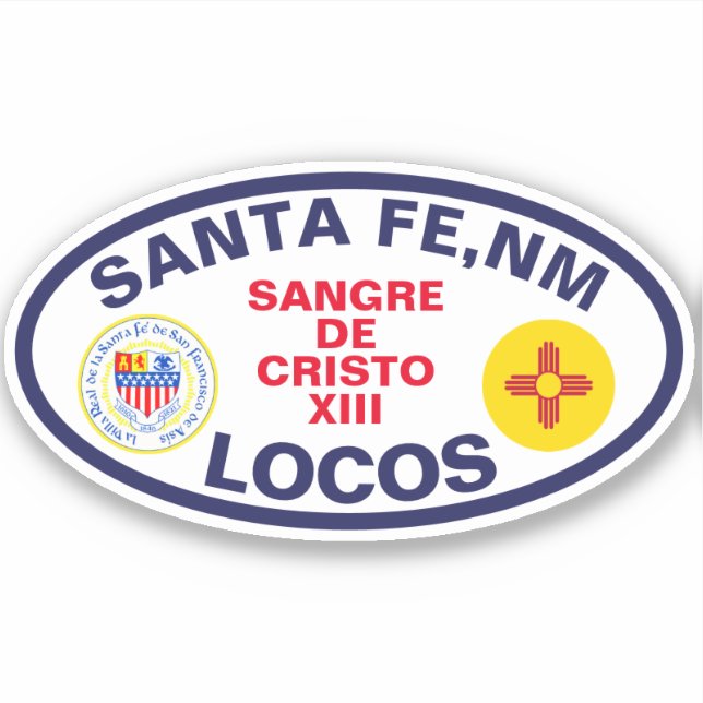 Santa Fe New Mexico Souvenir Sangre de Cristo (Front)