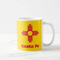 Santa Fe New Mexico State Flag Zia Sun