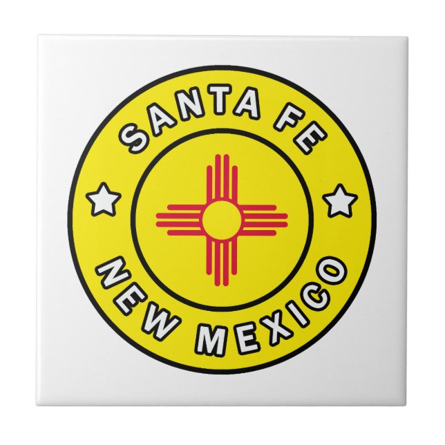 Santa Fe New Mexico Tile (Front)