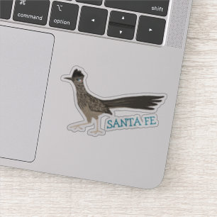 SANTA FE Roadrunner Bird Coloured Pencil Art