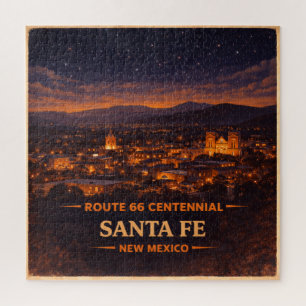 Santa Fe Route 66 Centennial Family Game Night Jigsaw Puzzle