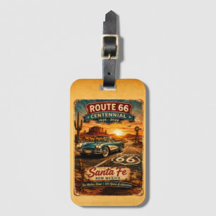 Santa Fe Route Sixty Six Centennial Luggage Tag