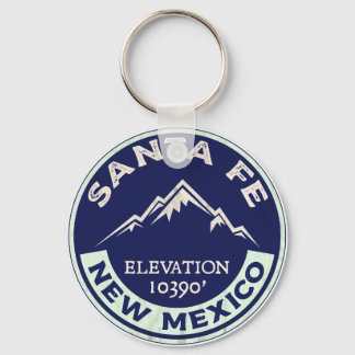 Santa Fe Ski New Mexico Skiing Basin Key Ring