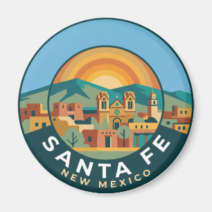 Santa Fe Skyline New Mexico New Mexico Magnet