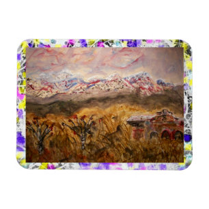 santa fe snow drip magnet