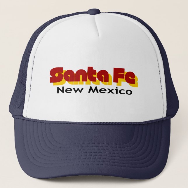 Santa Fe T-Shirt Trucker Hat (Front)