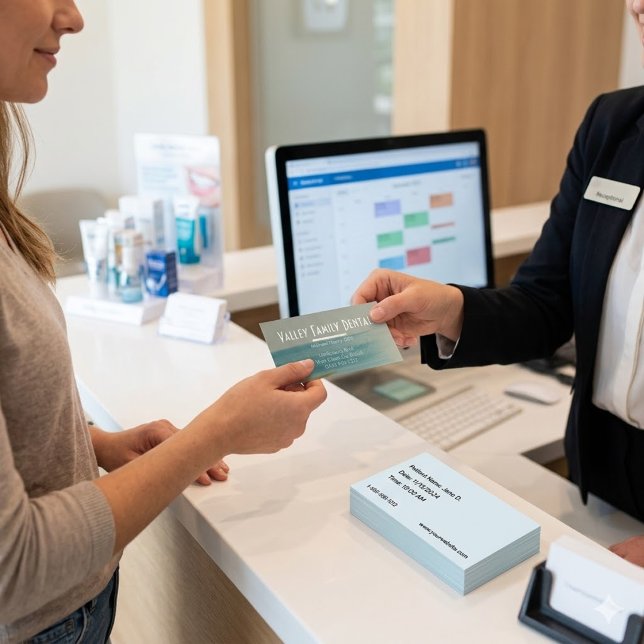 Santa Fe Turquoise Dental Appointment Card (Creator Uploaded)