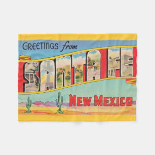 Santa Fe Vintage Fleece Blanket