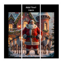 Santa Festive Interiors Premium Wall Décor-Art