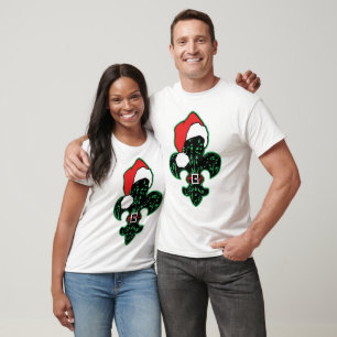 Santa Fleur de lis (2) t-shirt