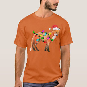 Santa Fo Christmas Lights Fo Lover Christmas Hat G T-Shirt