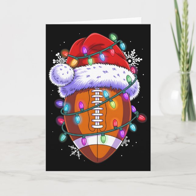 Santa Footll Rug  Card (Front)