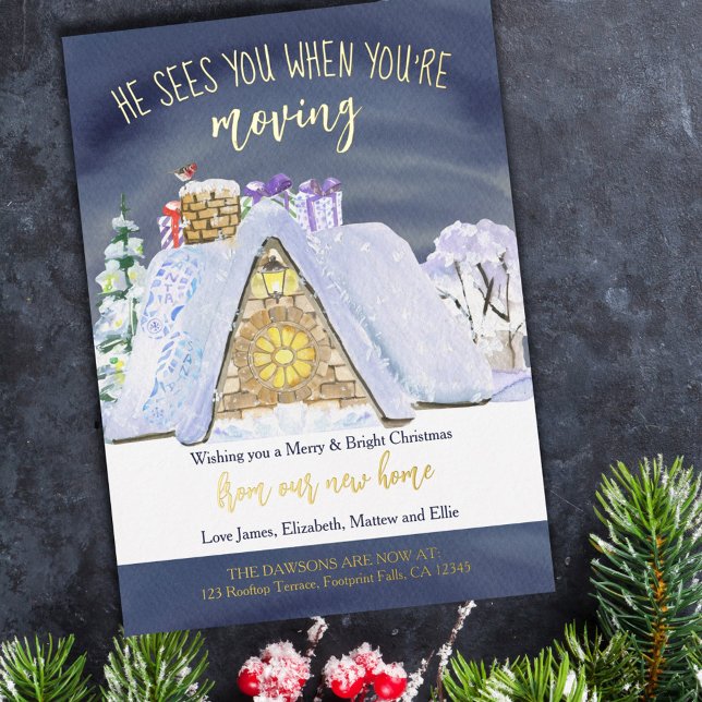 Santa Footprints on Rooftop Funny Christmas Moving (Creator Uploaded)