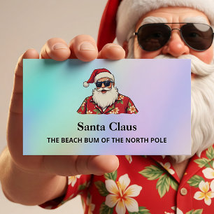 Santa for Hire Funny Calling Card