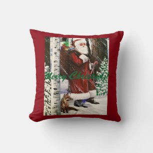 Santa & Fox Pillow