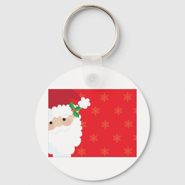 Santa Frame Key Ring (Front)