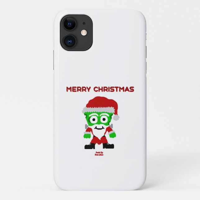 Santa FrankenCheese Apple iPhone 11 Case (Back)