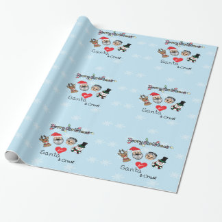 Santa & Friends Wrapping Paper