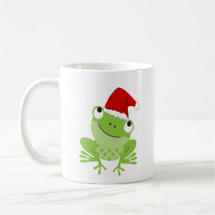 Santa Frog Coffee Mug