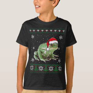 Santa Frog Ugly Sweater Animals Christmas Pajama