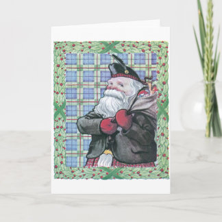 Santa from Scotland Holiday Card