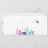 Santa Funny Pun Christmas Holiday Travel Card